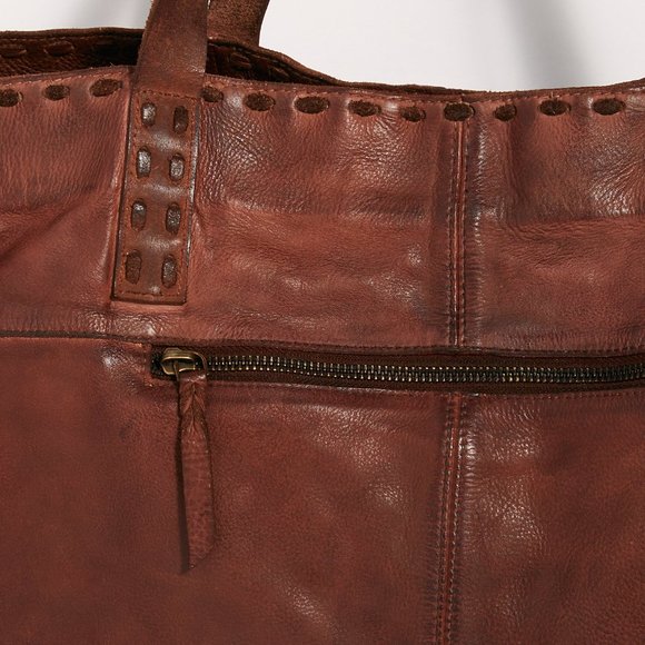 Free People Collection Camille Tote | Chocolate - Picture 7 of 11